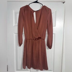 Women’s forever 21 faux wrap mini dress- size small